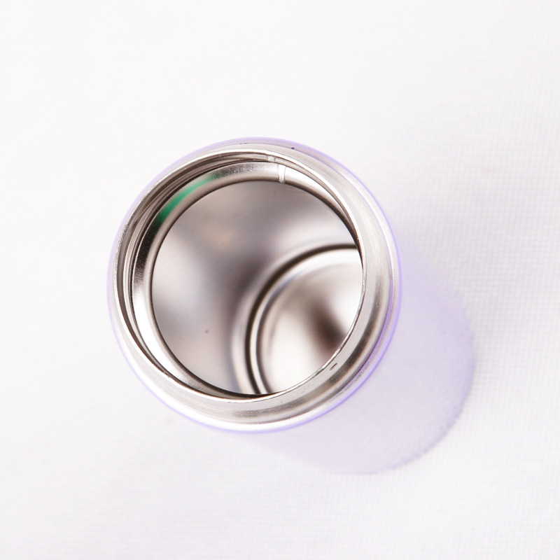 Factory direct supply of stainless steel vacuum creative solid color straight insulated cups, lady cups, 260ML, 300ML gift cups Specification drawing