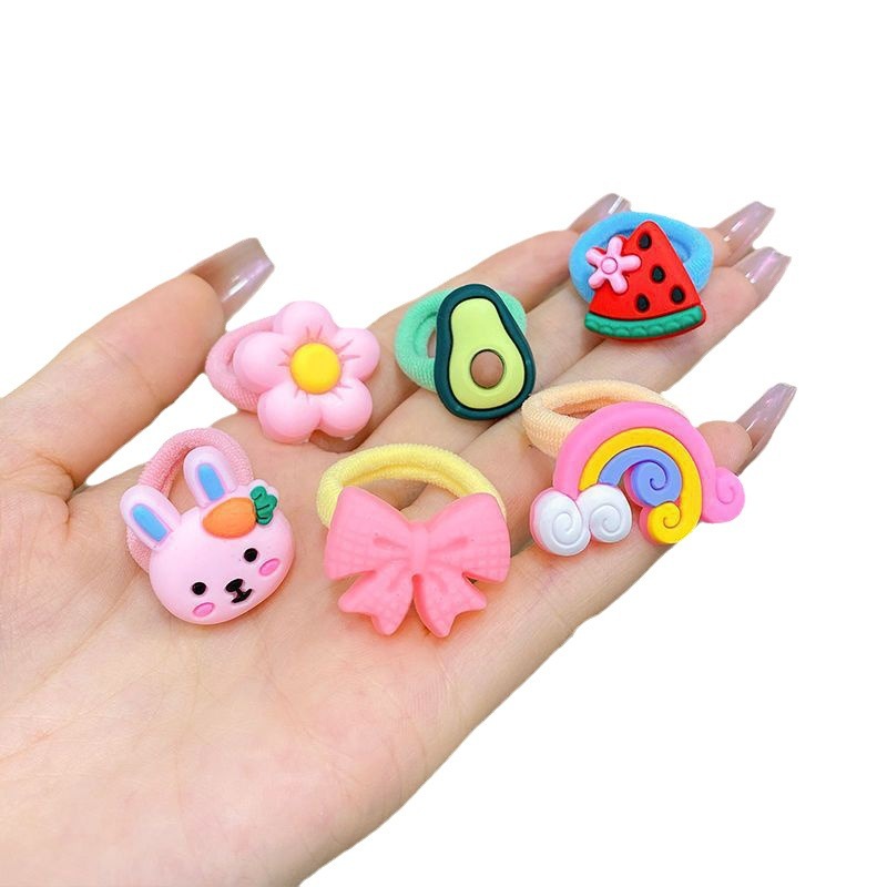 Little girl hair tie rubber band, baby hair band, children's hair won't hurt, girl towel band, hair tie, rubber band, hair accessory Item Picture