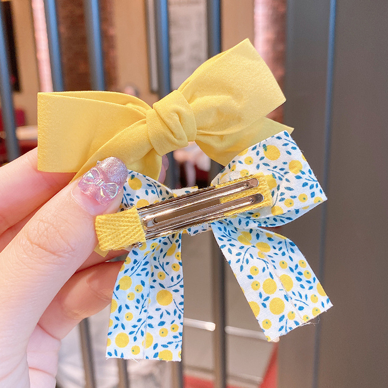 Summer new bow children's hair clips, cute and popular hair accessories, baby princess hair clips, side bangs clips Application Scenario
