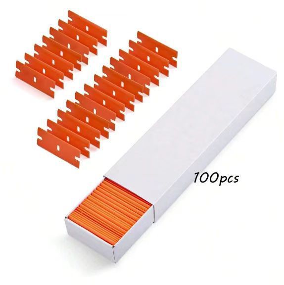 Plastic small scraper, glue removal scraper, car film application tool, stain removal small scraper, household stain removal and cleaning scraper undefined