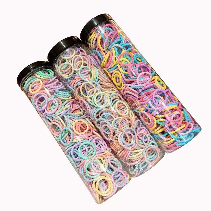 Baby hair bands do not damage hair. Children's hair ties have good elasticity. Rubber bands for girls, babies, small hair ties and hair accessories Item Picture