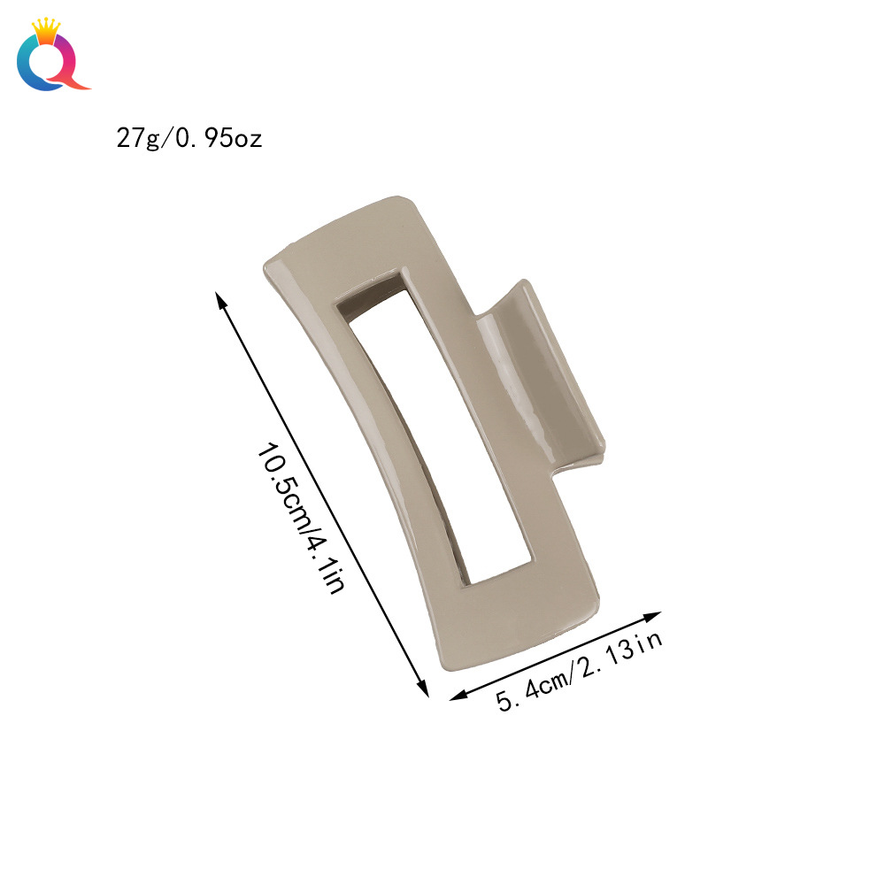 Qiyue large hair clips with a high-end feel, large volume, shark clips, back of the head clips, children's hair accessories wholesale Application Scenario