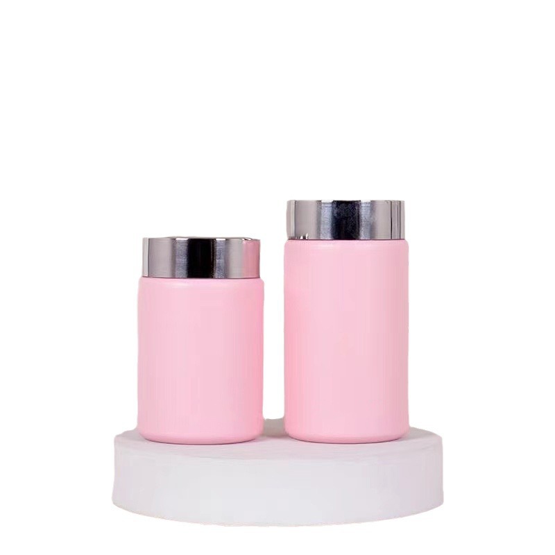 316 stainless steel vacuum insulated cup, children's solid color, charming thermos cup, outdoor high appearance level, small pocket cup Item Picture