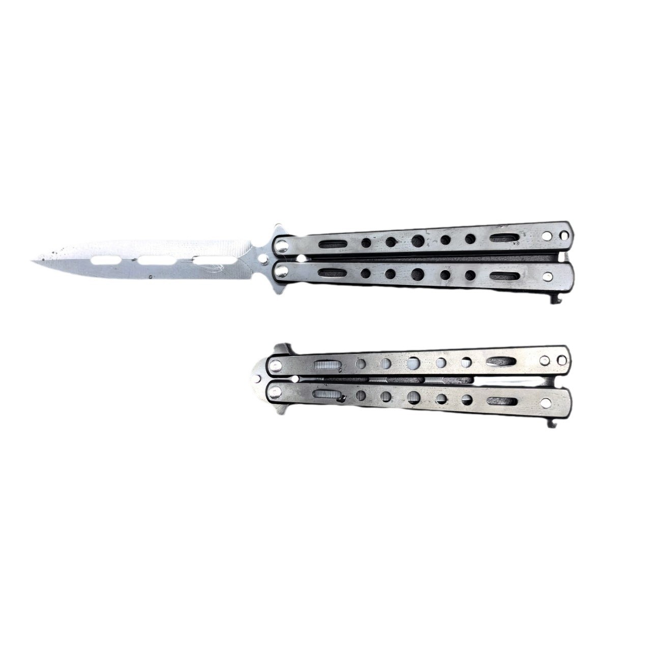 CSGO Butterfly Folding Training Knife yy Cool Beginner's hands-off Cool tool Safe and non-sharp anime peripheral Item Picture