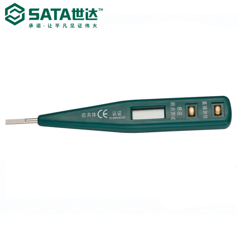 Sida Electrical Tools Digital display voltage tester, Screwdriver voltage tester, induction voltage detector 62501/62502/62601 Specification drawing