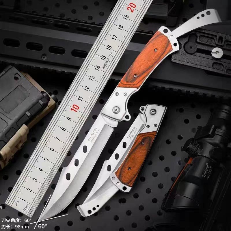 Factory direct sales of high-hardness knives, sharp folding knives, portable outdoor knives, folding knives, Yangjiang knives full figure
