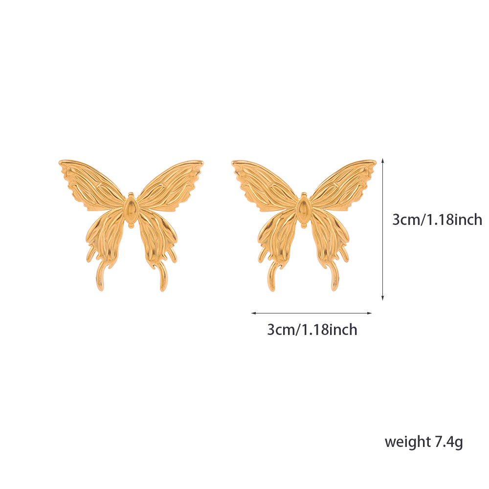 Bow stainless steel stud earrings for women, with a light luxury and high-end feel that does not fade. European and American ins style geometric cut, a cross-border bestseller Application Scenario