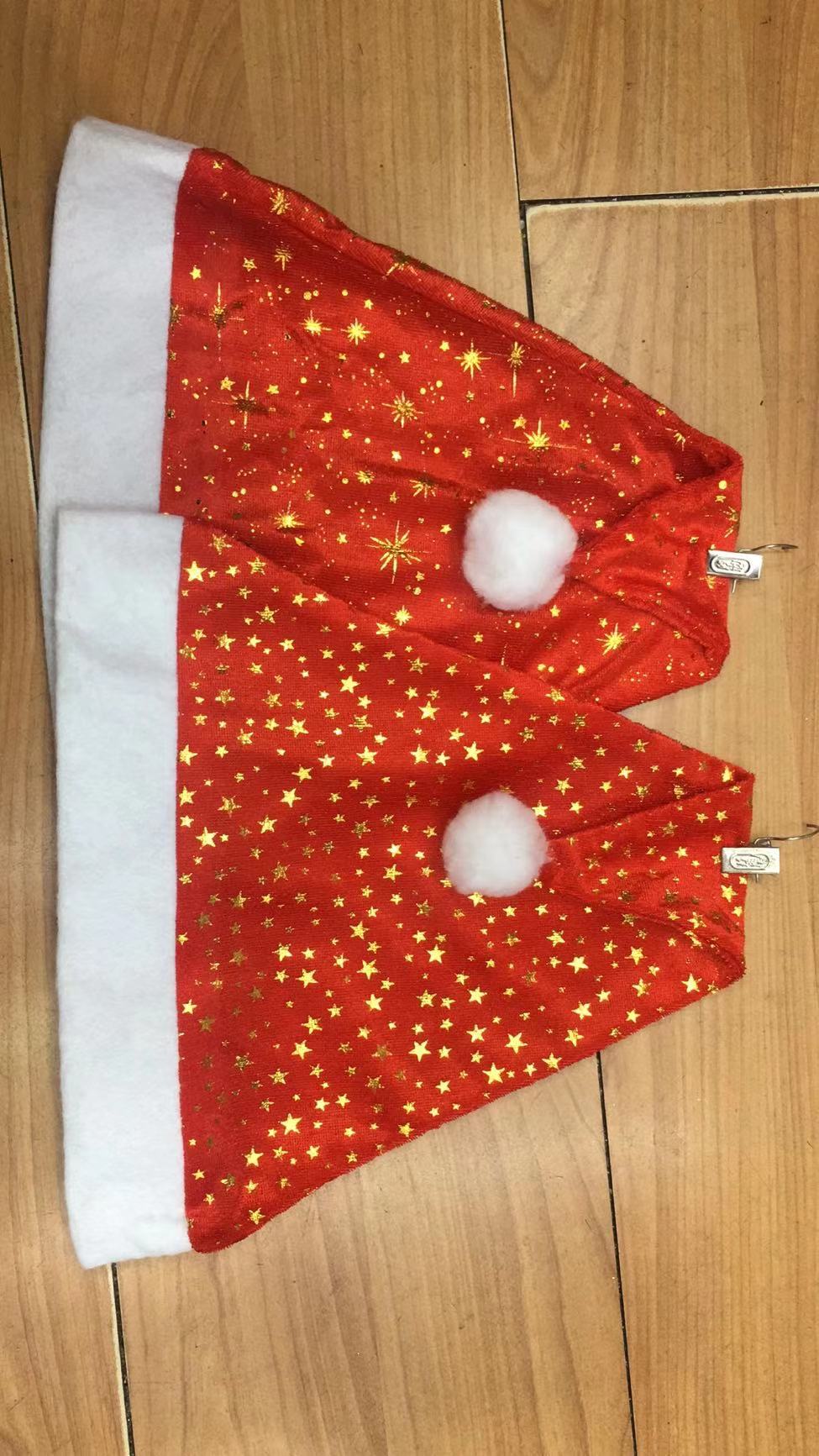 Wholesale of new velvet snowflake moon star Christmas hats, adult Santa Claus hats, holiday dress-up gifts