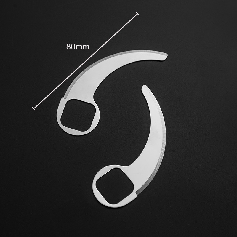 Factory direct supply of garlic puller blades, stainless steel meat grinder blades, garlic paste cooking blades, and curved knife blades undefined