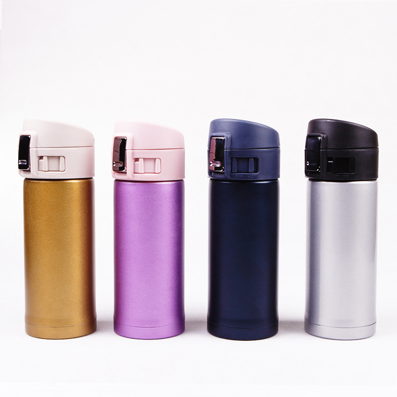 Japanese and Korean portable cups, double-layer stainless steel vacuum, fashionable and creative, direct supply from the manufacturer, special offer children's cups full figure