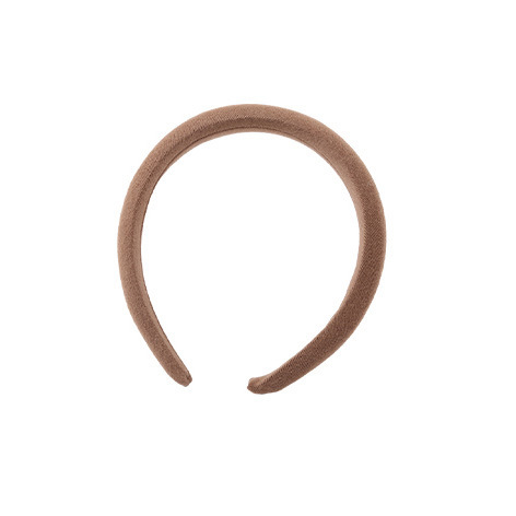 Korean style ins milk coffee sponge hairband, simple and elegant for women, high top hairpin, popular facial cleansing headband wholesale Item Picture