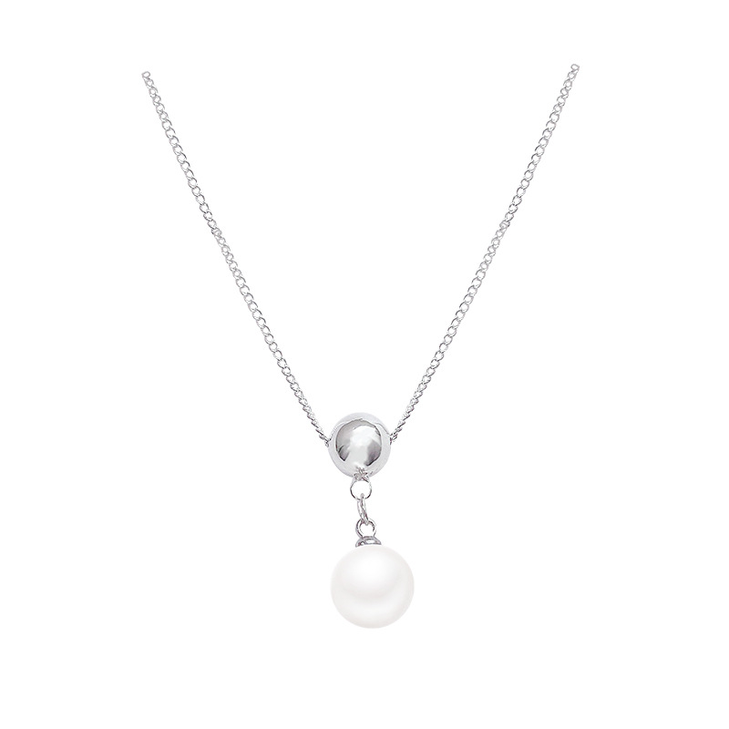 Pearl pendant necklace, women's light luxury, niche and high-end collarbone chain, 2024 bestseller, elegant neckchain accessory wholesale Item Picture