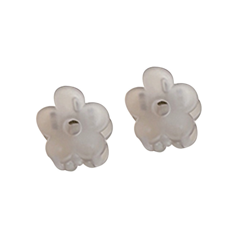 Cute mini jelly-colored frosted flower pinch, side clip for women's bangs, baby hairpin Item Picture