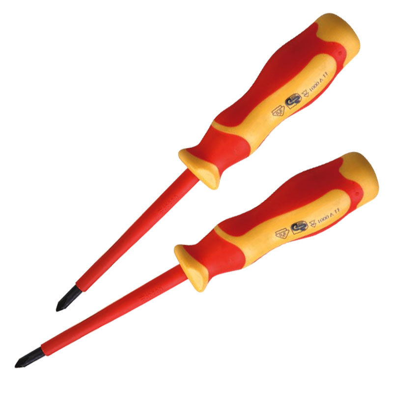 WEDO Dimensional insulated extended cross-shaped screwdriver, electrician's special multi-specification screwdriver, extended cross-shaped screwdriver Application Scenario