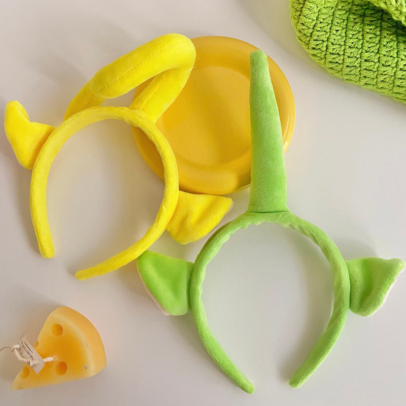 Teletubbies headband, a popular 2021 new style, is funny and cute. It's a face-washing headband, hair tie, hairpin and hair accessory details Picture