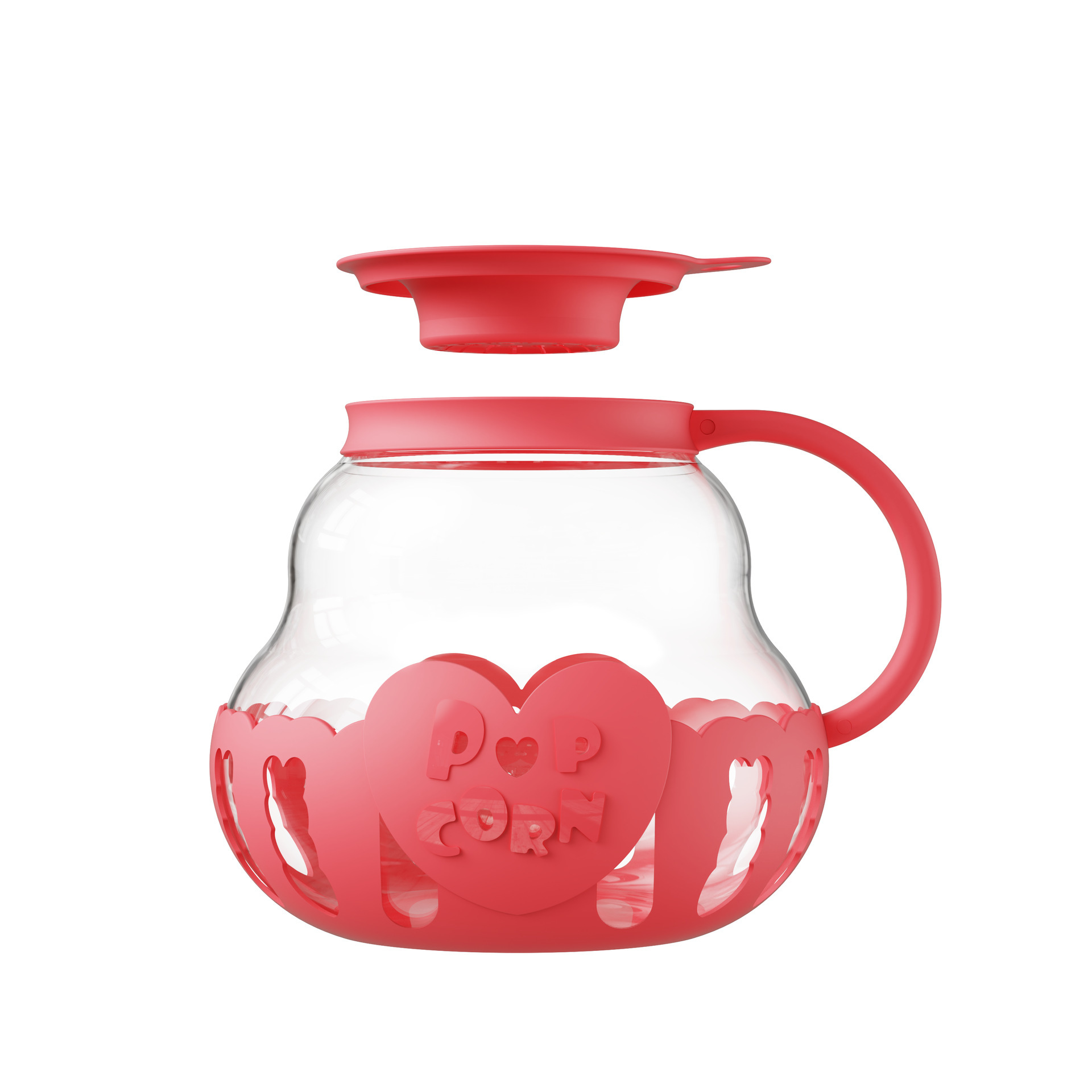 Amazon's best-selling microwave glass popcorn jar 3QT popcorn is homemade from TEMU popcorn pot Item Picture