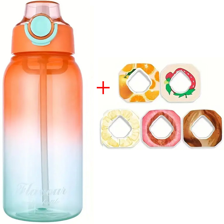 New Playful Cup, large-capacity summer sports scented cup, Playful water cup, straw plastic cup, cross-border bestseller for children Specification drawing