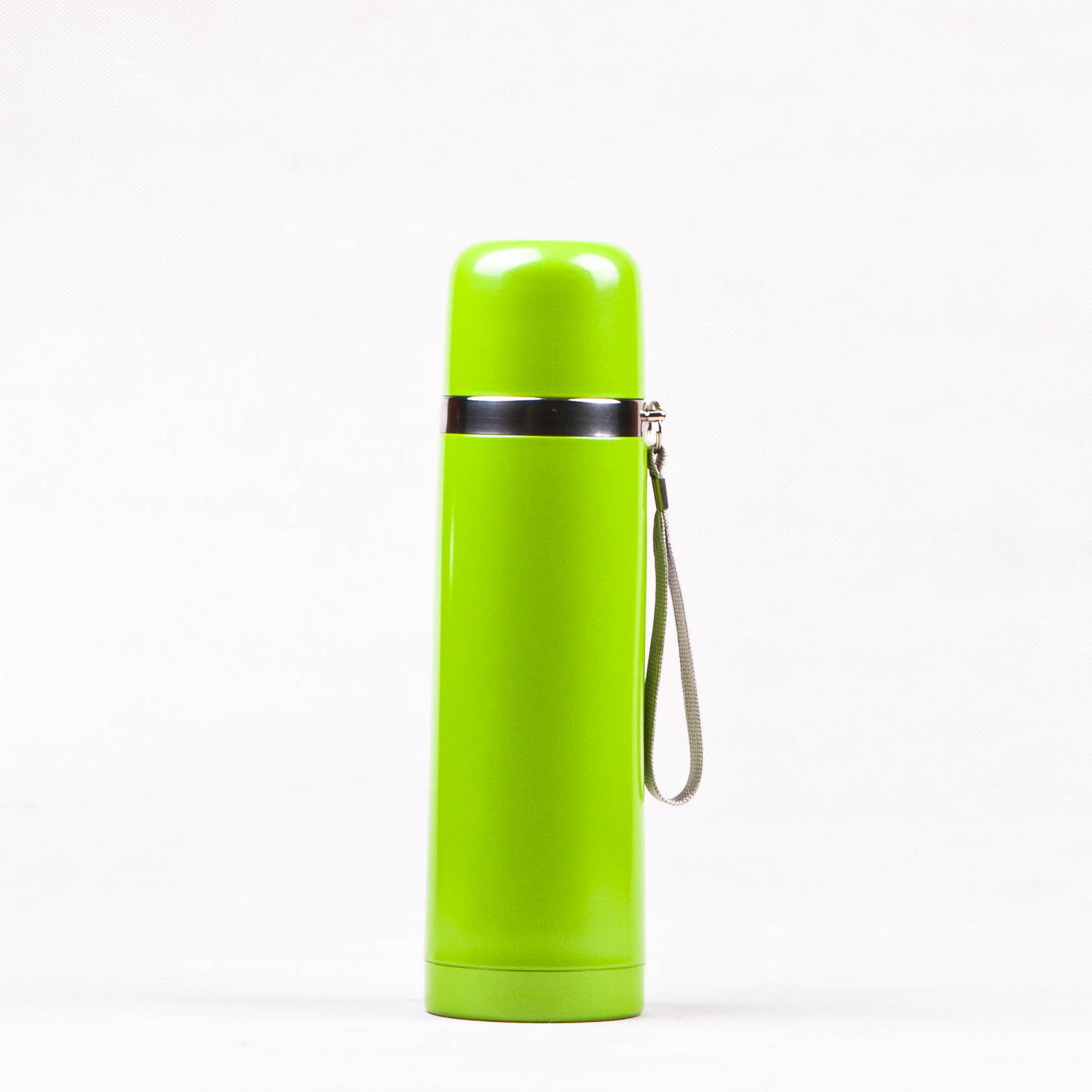 Bullet-shaped strap type insulated cup switch button manufacturer produces stainless steel vacuum insulated cup 500ML Specification drawing