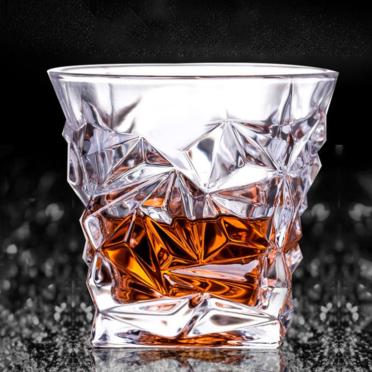 Wholesale of DELISOGA classic whisky glasses, brandy glasses, beer glasses, foreign wine glasses and glass glasses with logo printing Specification drawing