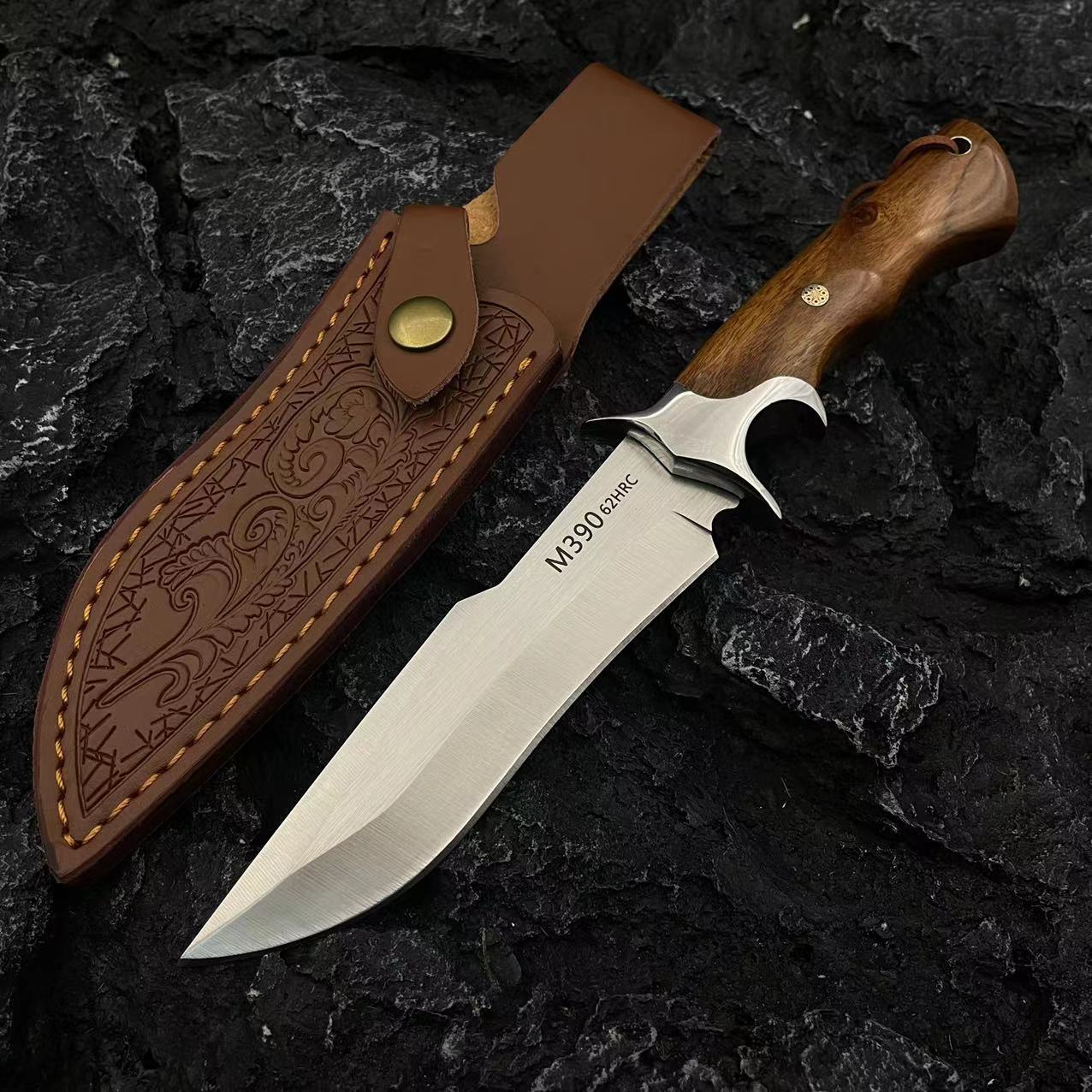Cross-border multi-functional Dawn M390 Outdoor camping survival all-in-one knife handle meat knife Portable self-defense tactical knife details Picture