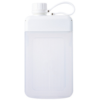 Creative square water bottle, simple flat direct drinking plastic water cup, anti-drop portable, ins fashionable gift cup Item Picture