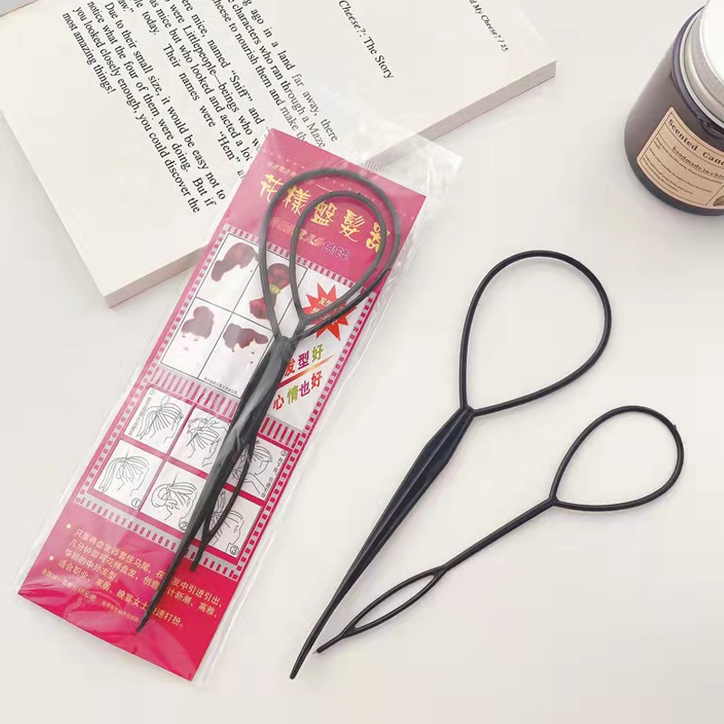 Adult and children's hair tying tools, women's hair curling machine, hair cleaning and braiding tools, flower bud bun hair pulling needle, hair threading needle full figure