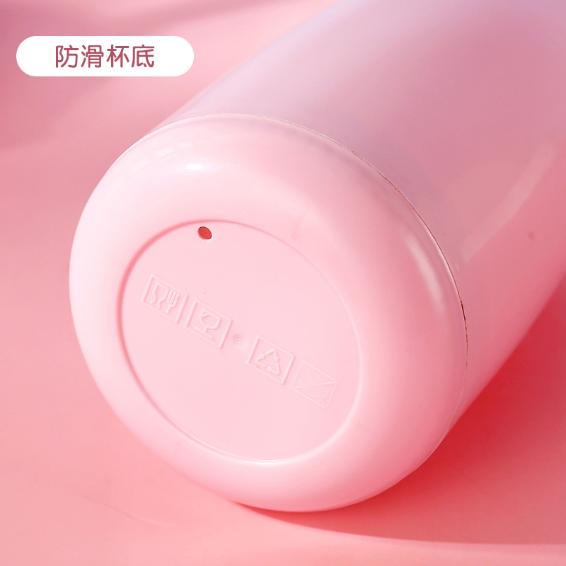 New Fu Lu Jiao glass cup inner liner water cup for female Instagram students, simple Linglu plastic shell advertising casual gift cup Application Scenario