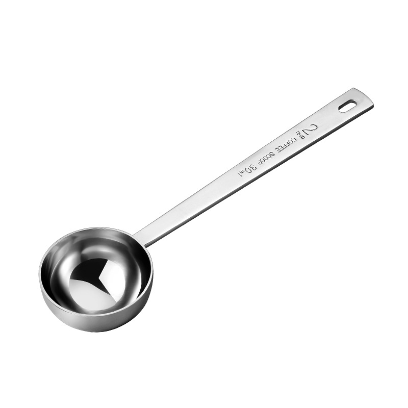 Stainless steel measuring spoon 304, milk tea shop fruit powder spoon, coffee milk powder spoon, graduated spoon, measuring spoon 10g, 15ml, 20g Item Picture