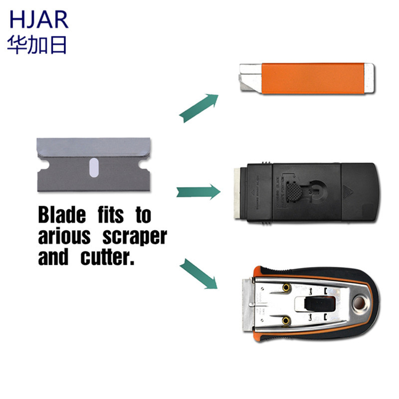 Single-sided security blade, industrial cleaning blade, automotive glass film application blade, safety single-sided clamp blade Item Picture