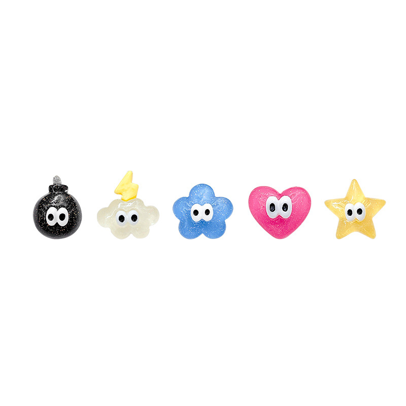 Colorful, quirky and cute star stud earrings for girls on Instagram, exquisite, small and versatile, student stud earrings, elegant and internet-famous earrings Item Picture