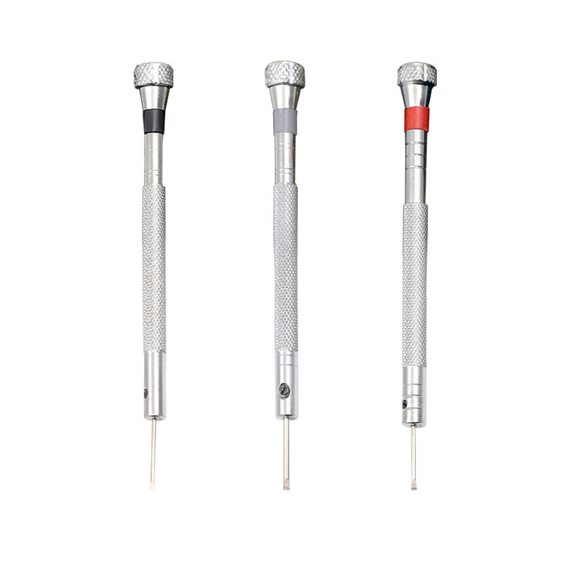 Watch screwdriver, flat-head screwdriver, small screwdriver, screwdriver, glasses, mobile phone repair, watch repair tools 1.0mm details Picture