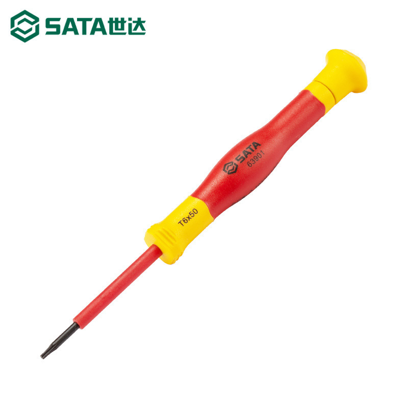 Shida VDE insulated screwdriver, patterned small screwdriver, high-voltage resistant precision instrument, disassembly screwdriver, taper tool full figure