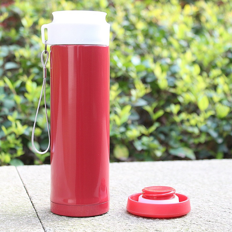 Creative and simple insulated cups, student gift water cups, 304 stainless steel portable rope outdoor cups wholesale direct supply Specification drawing