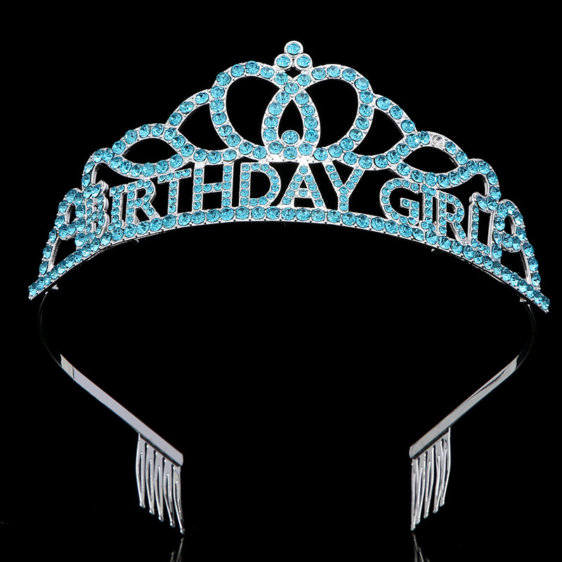 Happy birthday! Crown hair accessory, Xiaohongshu Birthday, Crown hair band, cake, crown decoration, Little princess crown Application Scenario