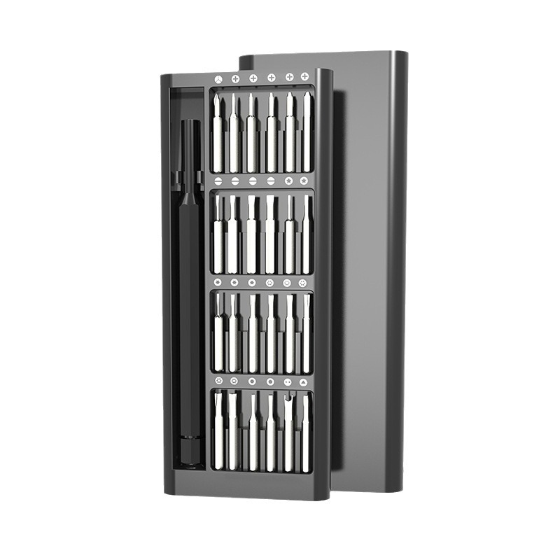 24-in-one screwdriver set, multi-functional repair tool for mobile phones, computers and glasses, precision cross S2 batch head wholesale Item Picture