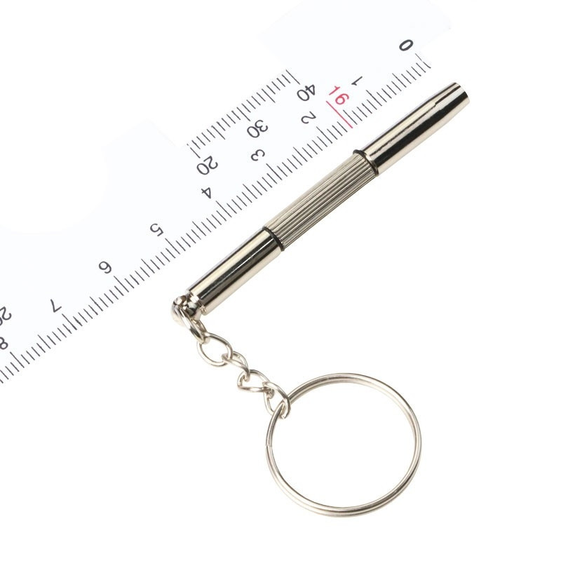 Three-in-one glasses screwdriver, multi-functional screwdriver model B, three-in-one small screwdriver, glasses accessories Application Scenario