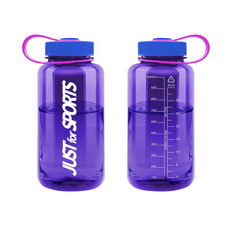 New bicycle outdoor sports portable water cup 32oz space cup solid color 1000mL sports fitness plastic cup Application Scenario