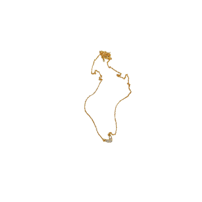 Sparkling diamond heart-shaped collarbone chain, Korean style, simple and niche zircon heart irregular versatile necklace for women Item Picture