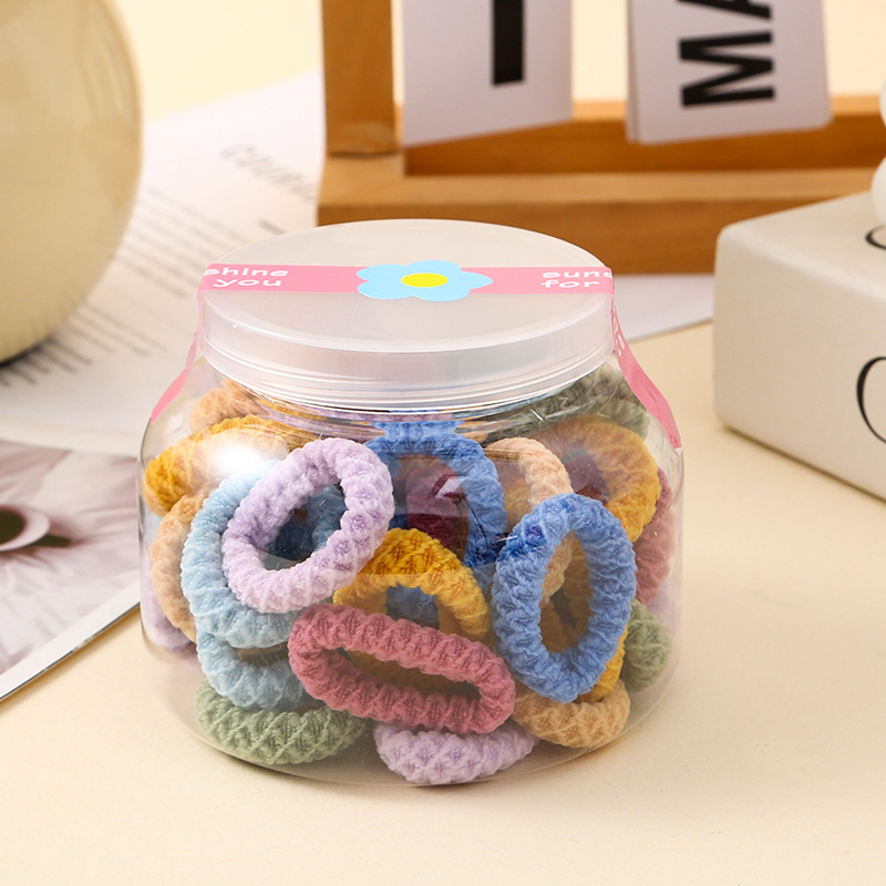 Children's small rubber band girls' hair tie 2025 New style, no hair damage, baby hair tie, girls' hair band Rubber band girls' hair tie details Picture