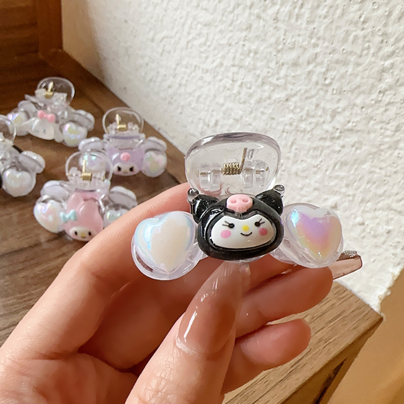 The cute and sweet Kuromi cartoon bangs with a high ponytail are a must-have for the cute and sweet Japanese style and girlish cuteness Application Scenario