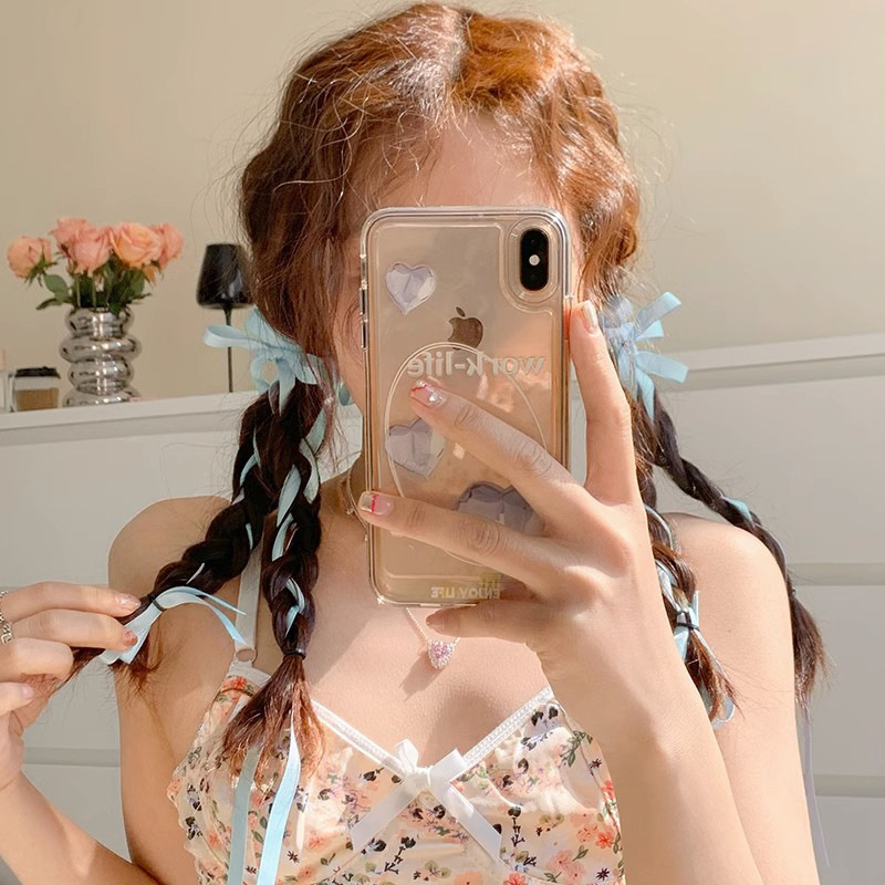 The new ribbon bow hair clip is a sweet and versatile accessory for girls. For lazy people, the braided ribbon hair clip is used to tie hair and bangs Specification drawing