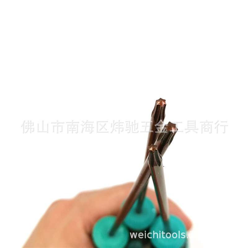 Taiwan S2 straight handle star-shaped screwdriver T20, T8, T10, T25 hex socket screwdriver with flower shape and handle Application Scenario