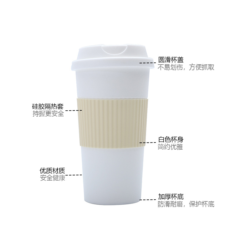 Cross-border Amazon factory direct supply double-layer plastic coffee cups, simple water cups, light luxury and high-end plastic cups Application Scenario