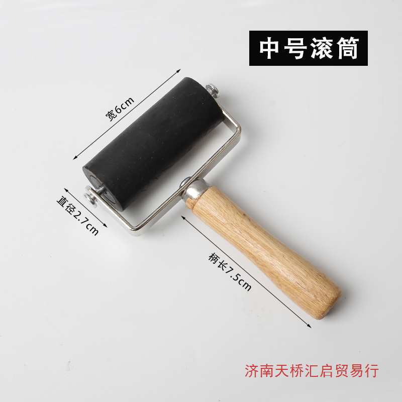 Oil roller printmaking tools, rubber ink rollers, rollers, brushing and embossing rollers, children's art, woodcut printing, others Application Scenario