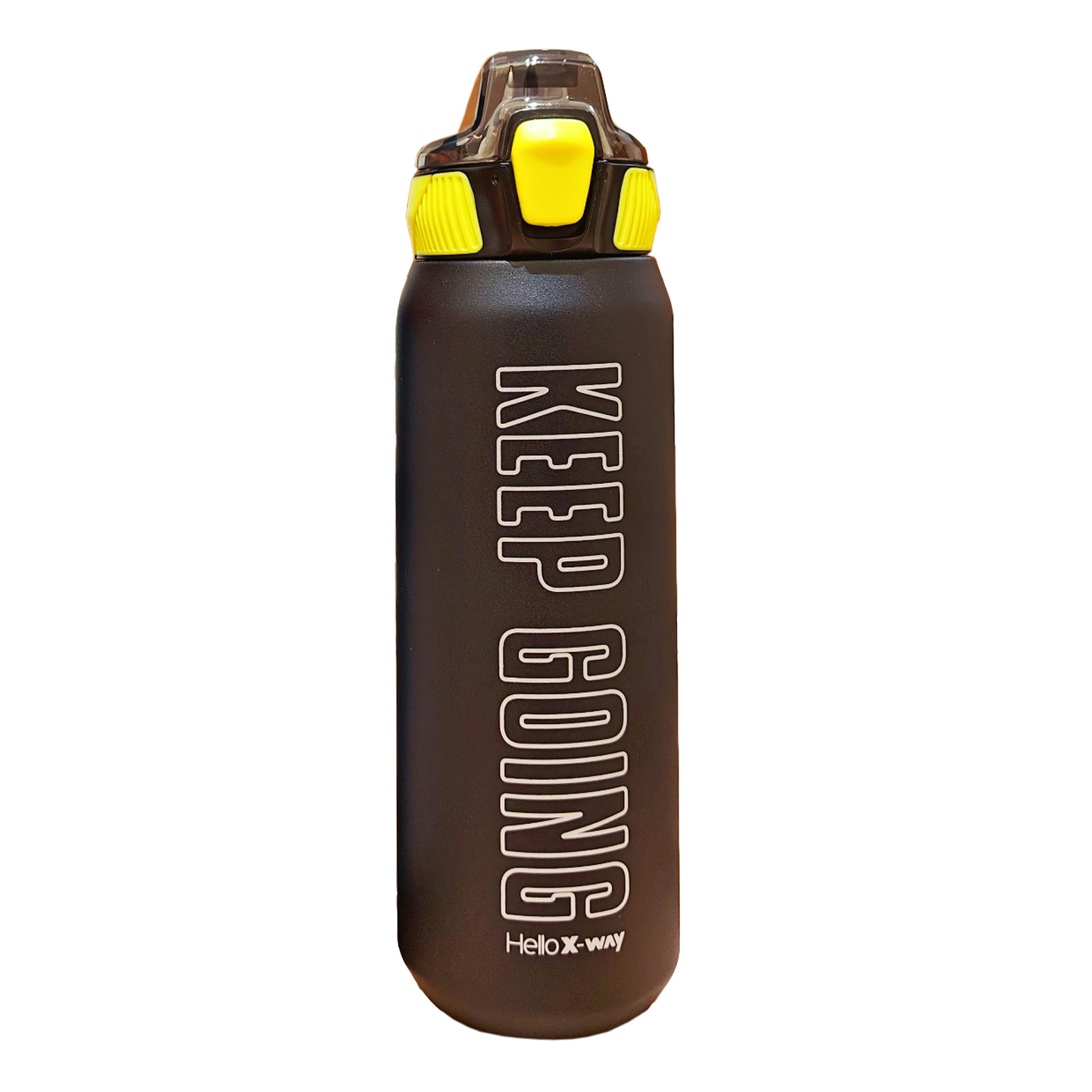 Sporty outdoor insulated cup, trendy, simple and fashionable straw cup, straight large-capacity fitness couple stainless steel water cup Item Picture