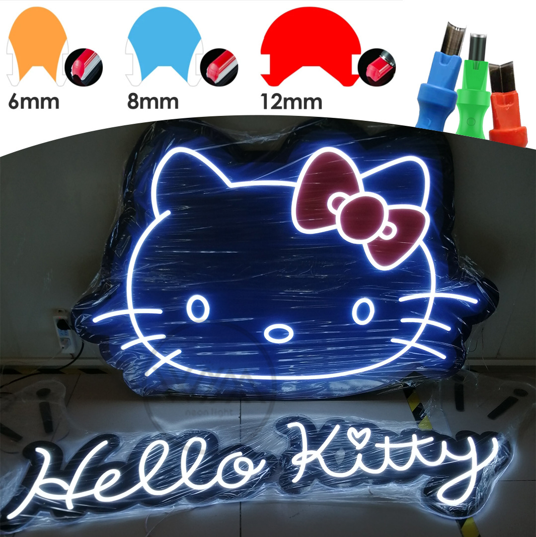Neon light cutting knives, special right-angle knives, rounded corner knives, silicone rubber strip cutting knives, cross-border exclusive supply details Picture