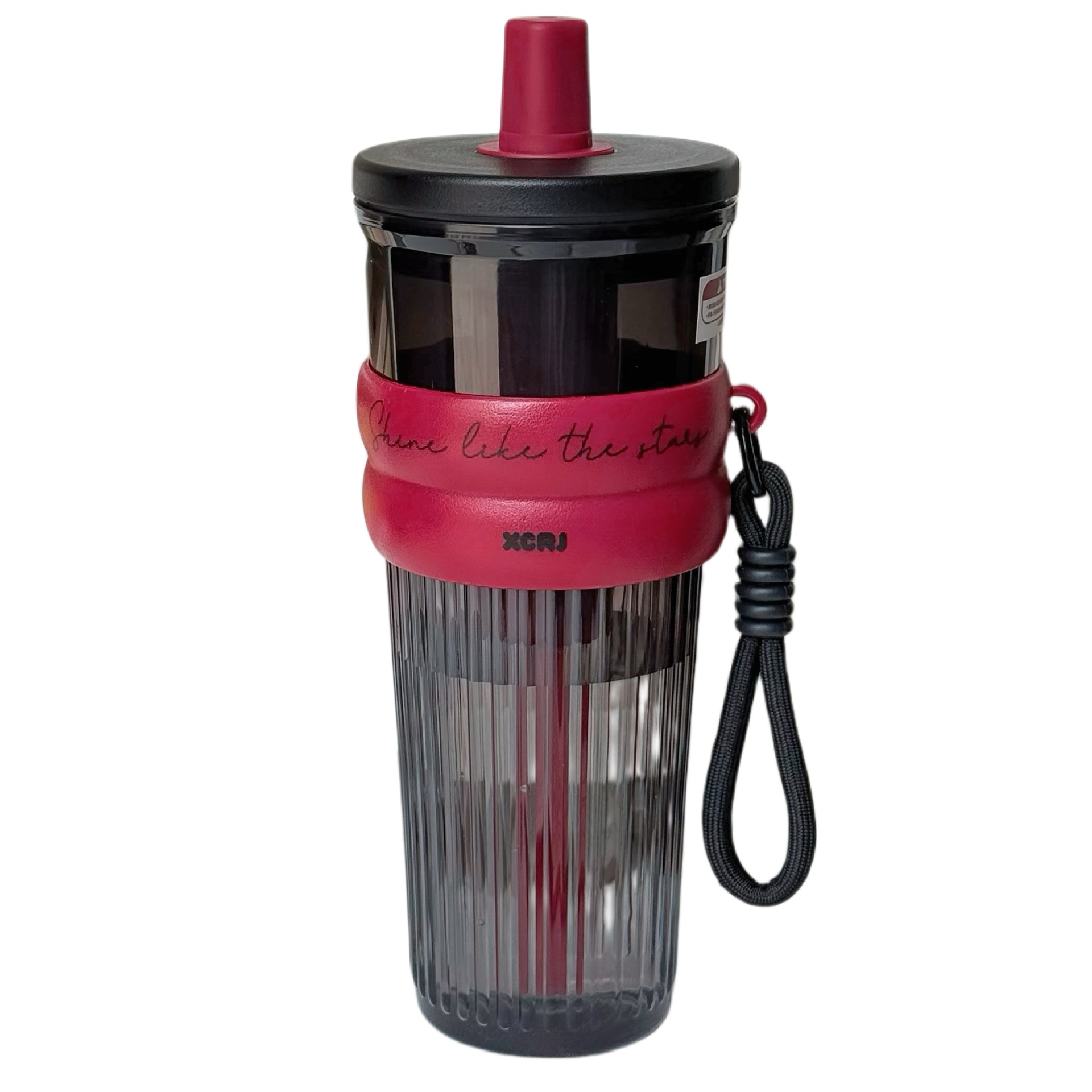 Simple large-capacity straw cup, high appearance level, men's tea-water separation cup, portable for office and home use, women's cup Item Picture