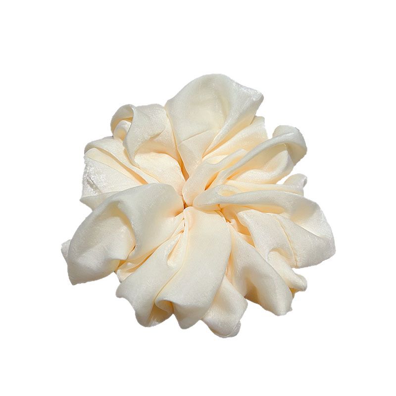 Korean high-end, sweet, large intestine hair band, laid-back style for women, low bun, ponytail, versatile hair tie and headwear Item Picture