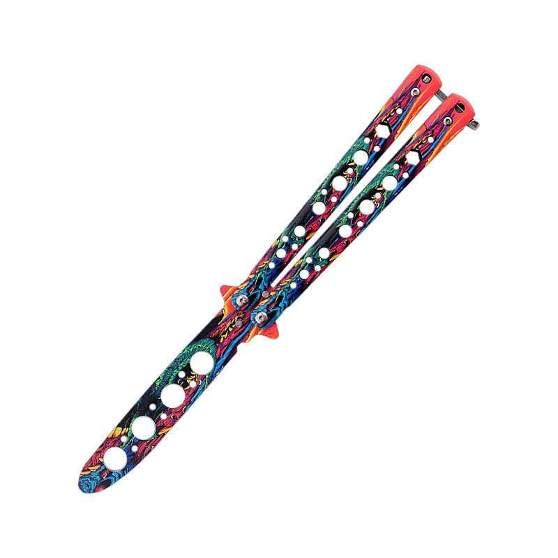 The head worker in the CSGO game practiced butterfly, trained with 4-hole tools, practiced folding and swinging the knife, and the butterfly knife Item Picture