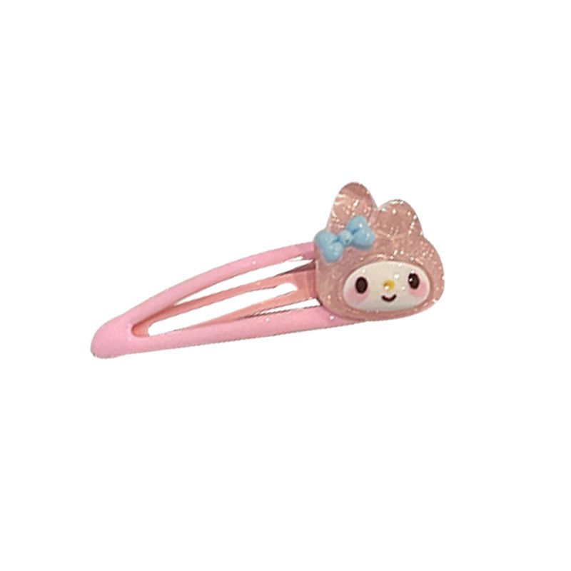 Spring cute cartoon bb clips, sweet hair clips, transparent plastic bangs, side clips, children's hair accessories wholesale, headwear for women Item Picture